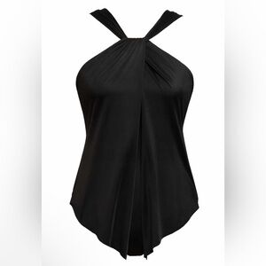 Magicsuit Tara Black One Piece Swimsuit Sz 8 High Neck Underwire Tummy Control